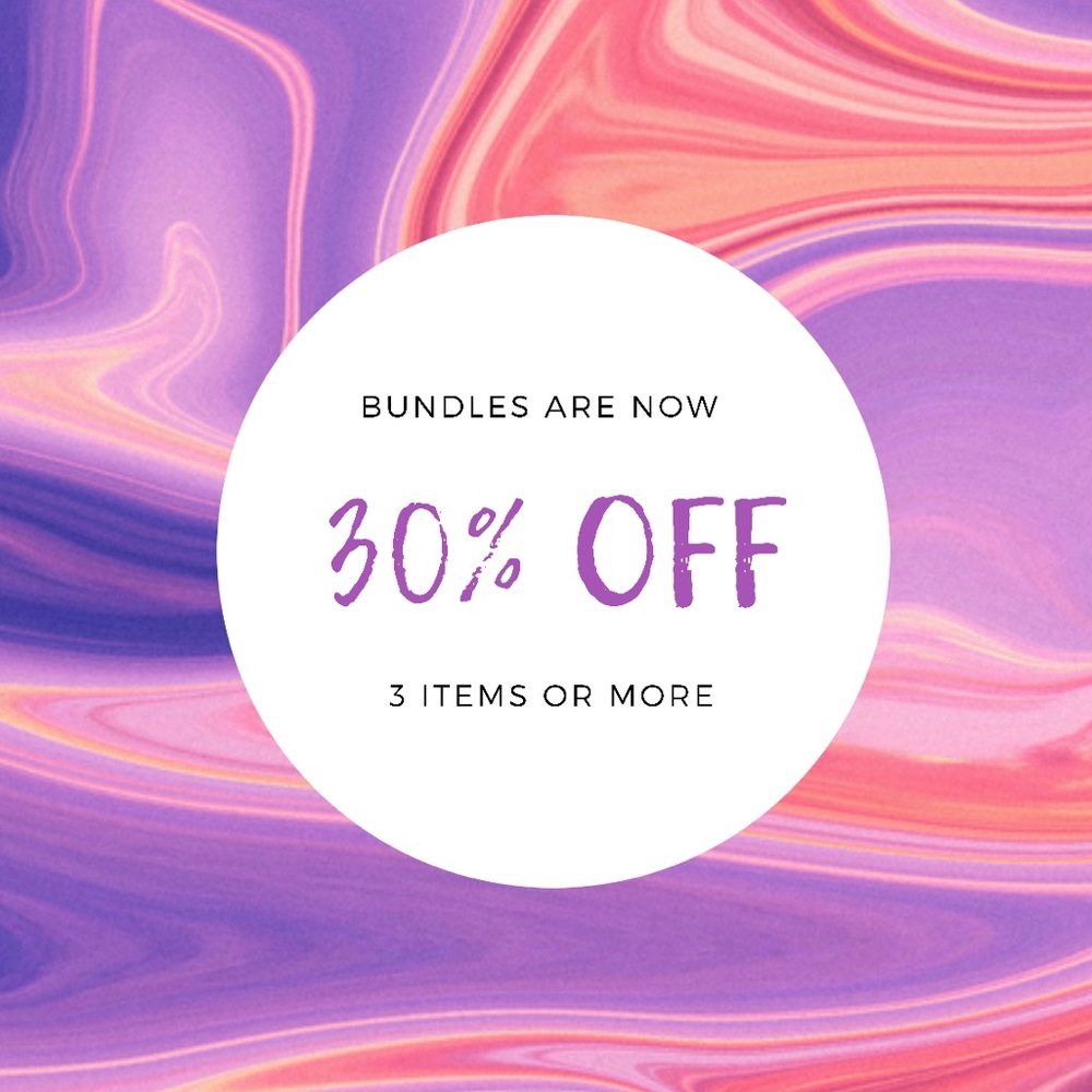 30% off 3 or more items